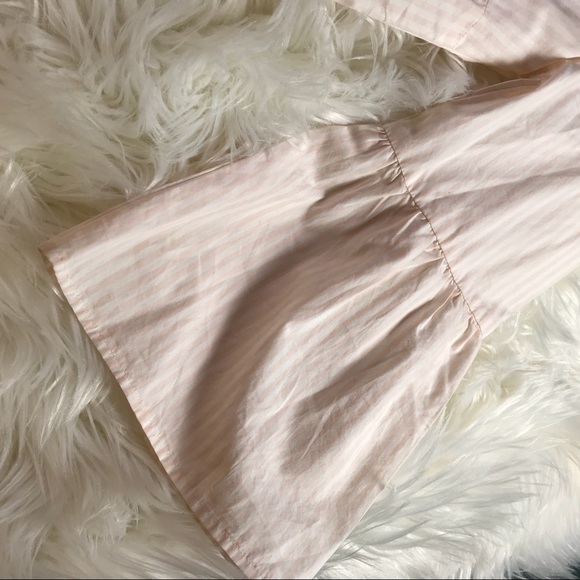 MADEWELL Striped Bell-Sleeve Poplin Top - Picture 5 of 8